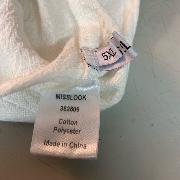 Misslook women’s 5X white shorts - Picture 5 of 5